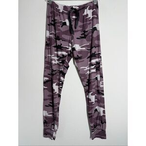 Roll Outta Bed Women’s Camo Pajama Pants Size M See Description